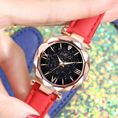 Rhinestone Starry Sky Watch