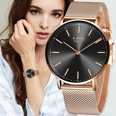 Rose Gold Women Watch