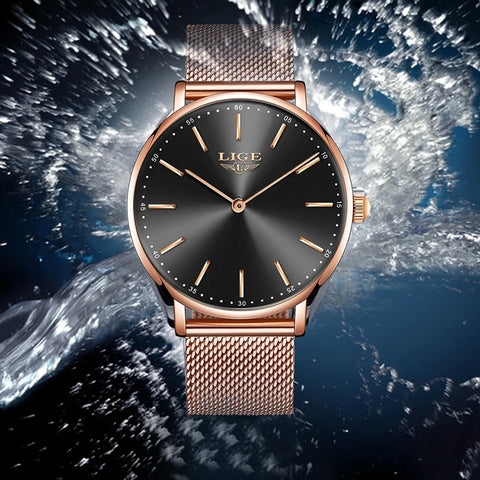 Rose Gold Women Watch