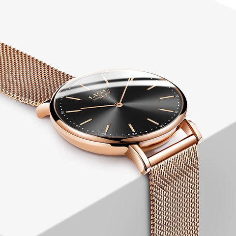 Rose Gold Women Watch