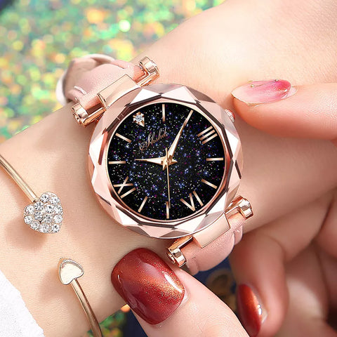 Rhinestone Starry Sky Watch