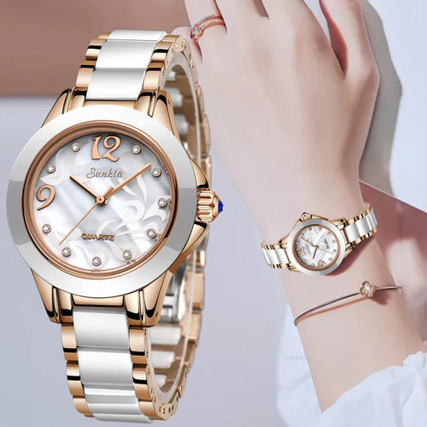 Rose Gold Women Watch