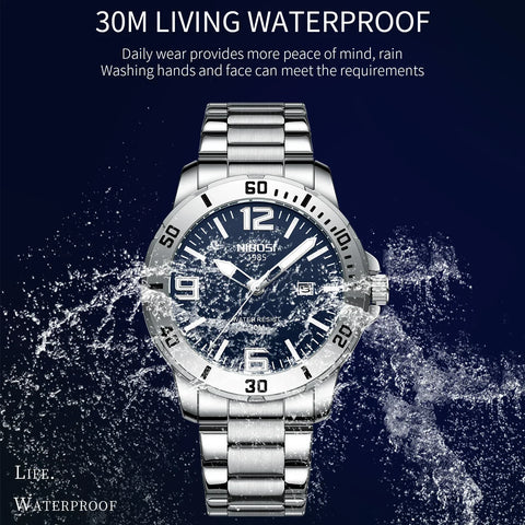 Luminous Waterproof Male Watch