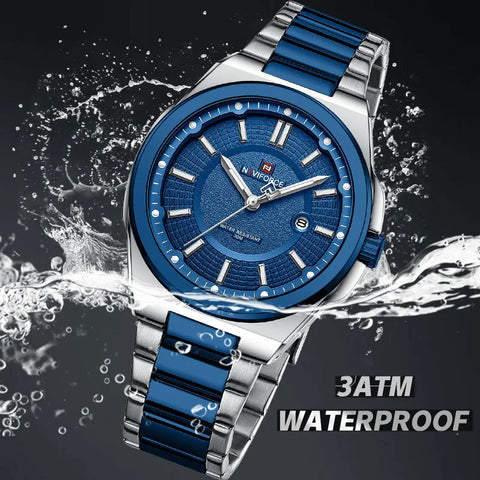 Dynamic Stainless Steel Strap Watch