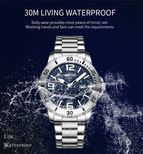 Luminous Waterproof Male Watch