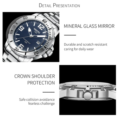 Luminous Waterproof Male Watch