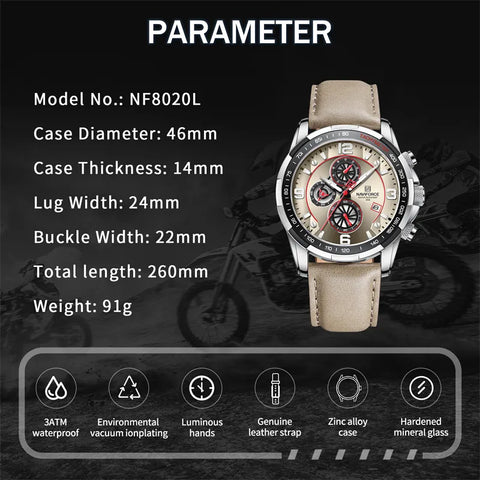 Multifunction Wrist Watche for Men's