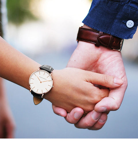 Leather Dial Watch