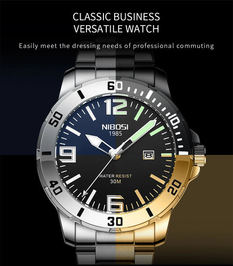 Luminous Waterproof Male Watch