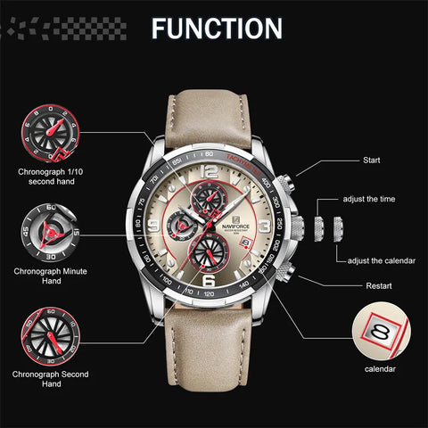 Multifunction Wrist Watche for Men's