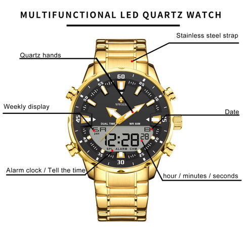 Dual Display Military Watches